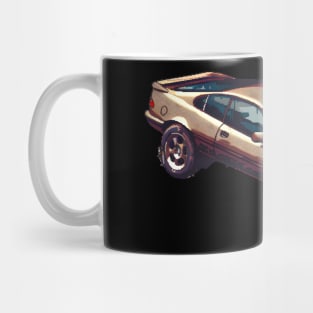 Retro Pixeled Car Mug